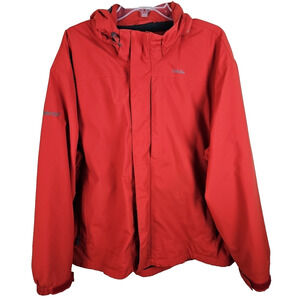 Cabela's Polartec Classic Jacket Men's 2XL Red Gore-Tex Hood Fleece Lined